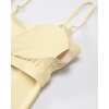 image:imageINLYRIC Womens Airsoft Padded Tank Top Built in Bra Camisole Adjustable Spaghetti Straps Basic Going Out Tops SummerPale Yellow