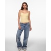 image:imageINLYRIC Womens Airsoft Padded Tank Top Built in Bra Camisole Adjustable Spaghetti Straps Basic Going Out Tops SummerPale Yellow