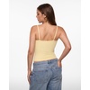 image:imageINLYRIC Womens Airsoft Padded Tank Top Built in Bra Camisole Adjustable Spaghetti Straps Basic Going Out Tops SummerPale Yellow