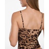 image:imageINLYRIC Womens Airsoft Padded Tank Top Built in Bra Camisole Adjustable Spaghetti Straps Basic Going Out Tops SummerWildland Leopard