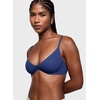 image:imageINLYRIC Womens Inbarely Plus Plunge Bra  Unlined Underwire Sexy Demi Balconette BrasNightfall Blue