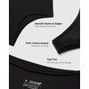 image:imageINLYRIC Womens Inbarely Soft Thong  High Waisted Tagless Smooth Stretch Underwear Ultrasoft No Show Panties 3 PackBlack 3pack