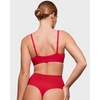image:imageINLYRIC Womens Inbarely Soft Thong  High Waisted Tagless Smooth Stretch Underwear Ultrasoft No Show Panties 3 PackChic 07 3pack